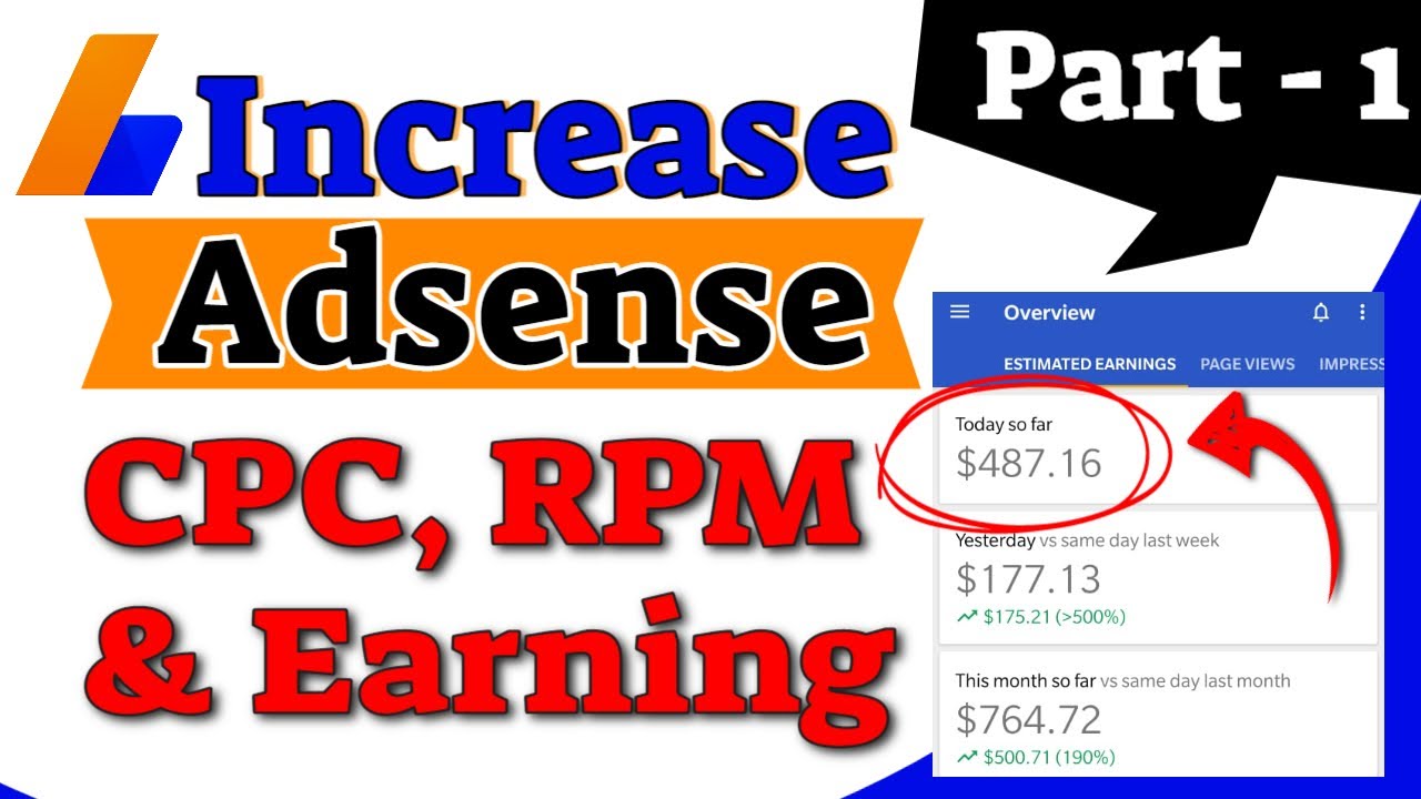 How to Increase Adsense CPC, RPM & Earning in 2021 - [Part-1] By Optimizing Content on any Blog