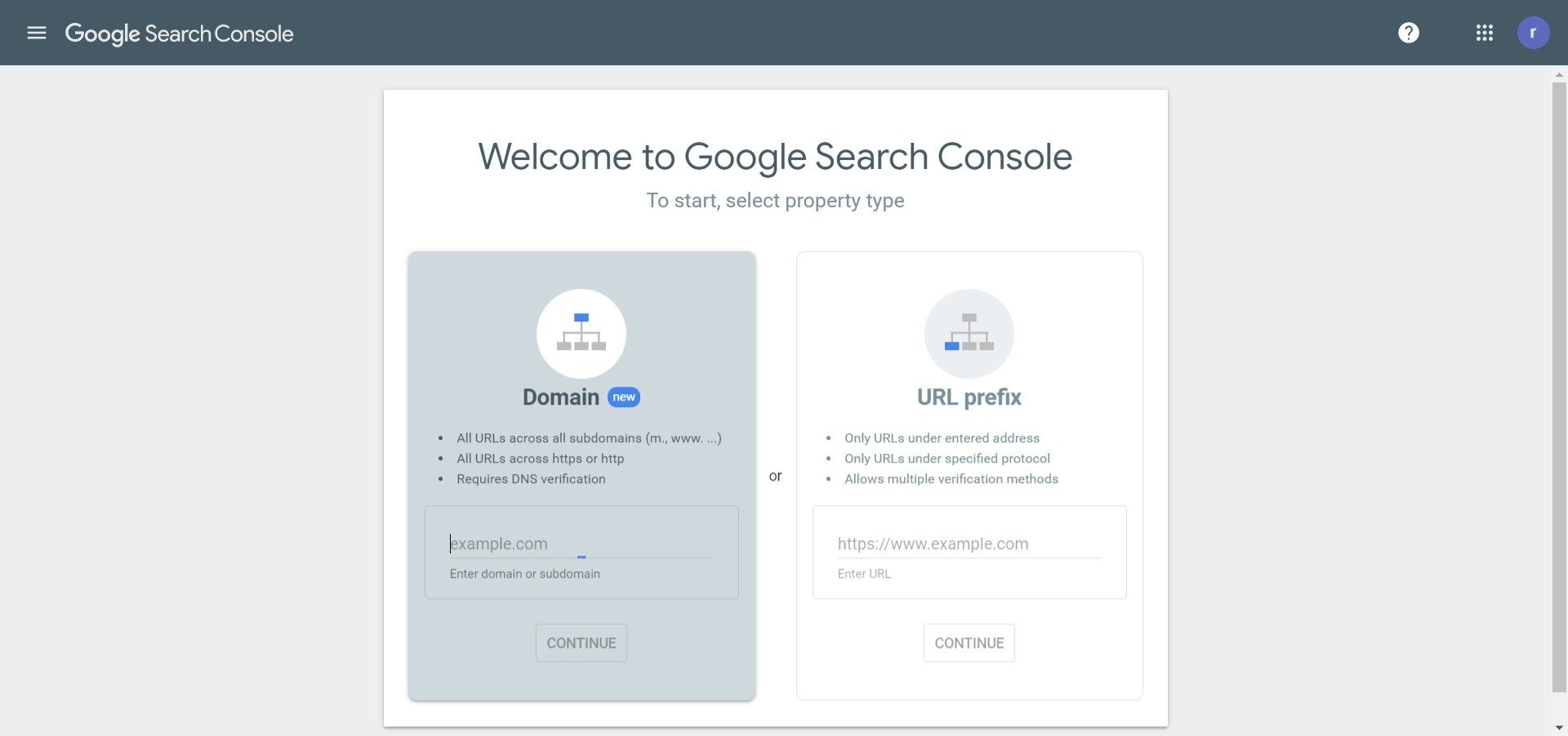 Welcome to Google Search Console