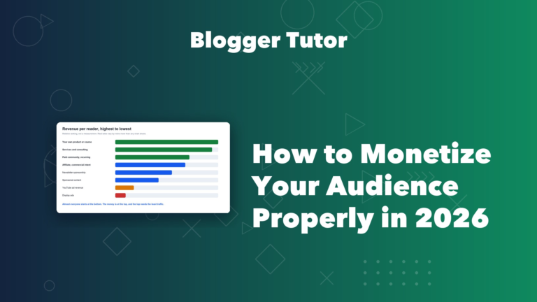 How to monetize your audience properly in 2026, revenue per reader ranked
