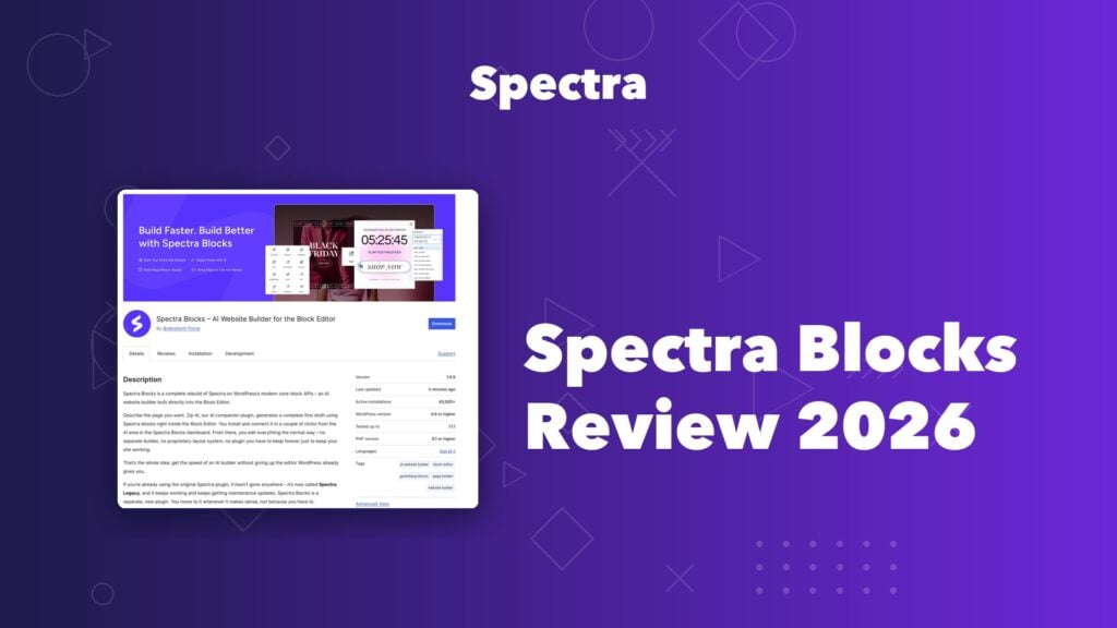 Spectra Blocks review for 2026 covering the new plugin and Spectra Legacy