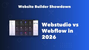 Webstudio vs Webflow website builder comparison for 2026