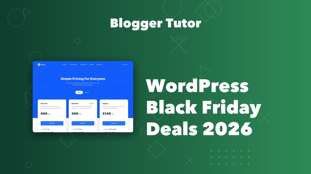 WordPress Black Friday Deals 2026, Everything Verified WordPress Black Friday deals for 2026 covering hosting, themes and plugins