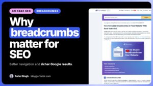 Breadcrumb Importance in On Page SEO