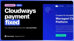 Cloudways Payment Problem solved | Buy Cloudways In India with UPI or Rupay Card