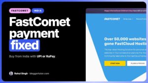 [Solved] Fastcomet Payment Declined | Buy Fastcomet Hosting in India with UPI or Rupay Card