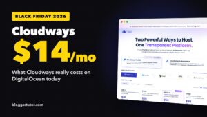 Cloudways Black Friday 2026, from $14 a month