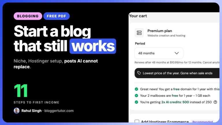 Complete Blogging Guide for Beginners in 2027, With a Free PDF