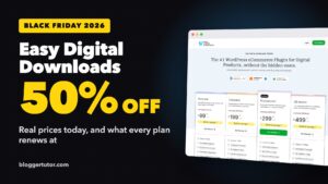 Easy Digital Downloads Black Friday 2026, 50% off