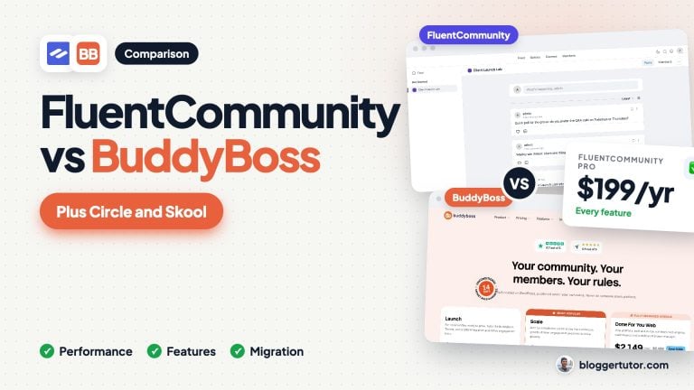 FluentCommunity vs BuddyBoss 2026, Which Community Plugin Should You Pick (Plus Circle and Skool) FluentCommunity vs BuddyBoss 2026, Which Community Plugin Should You Pick (Plus Circle and Skool)