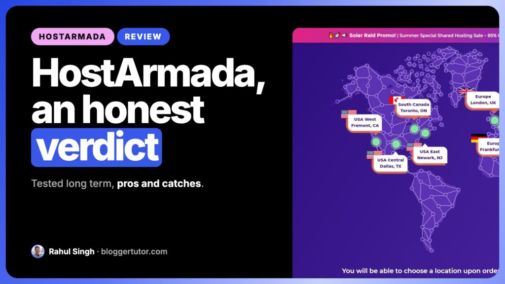HostArmada Review, an Honest Verdict on the Hosting