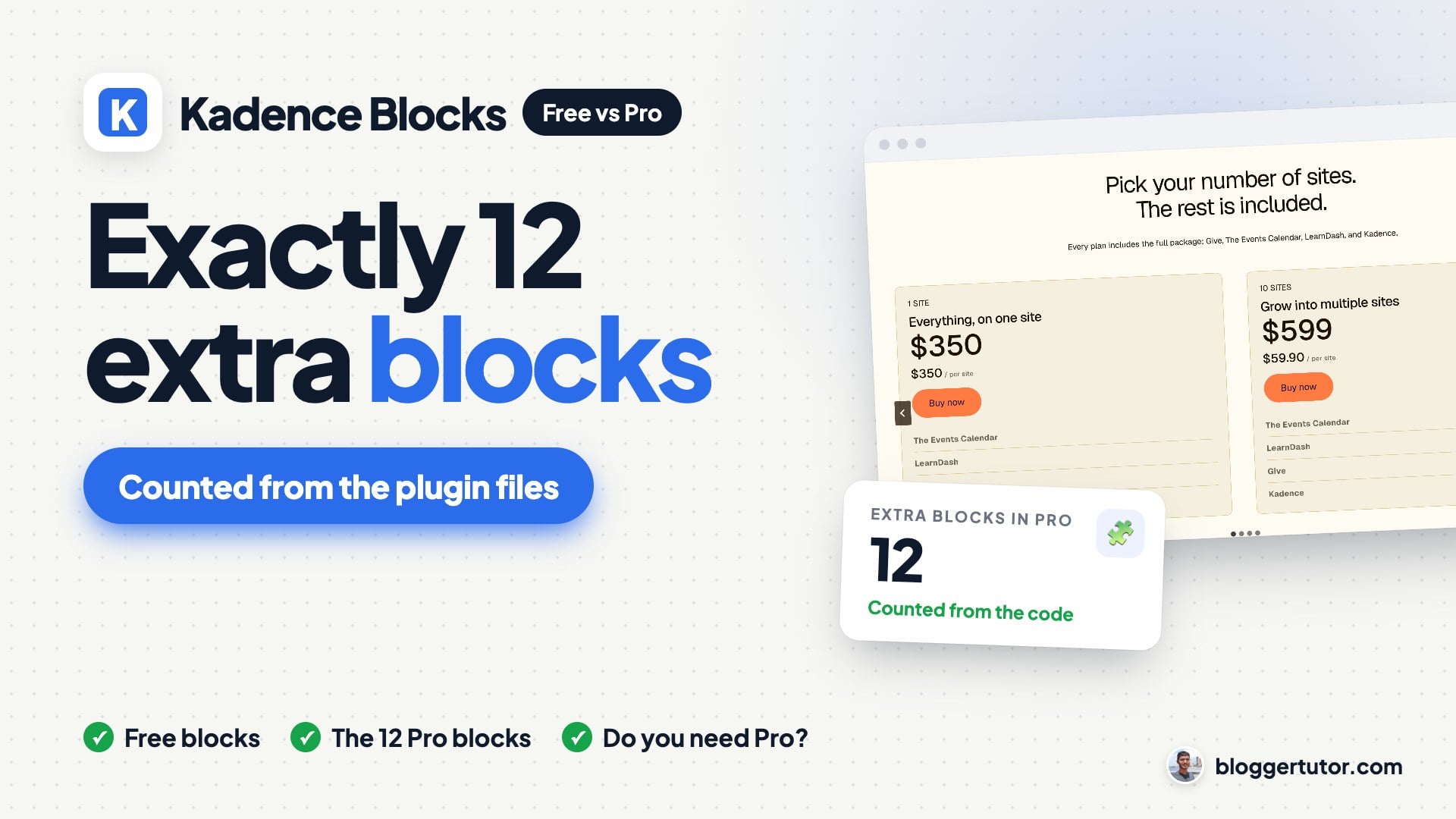 Kadence Blocks Free vs Pro: Exactly 12 Extra Blocks Kadence Blocks Free vs Pro: Exactly 12 Extra Blocks