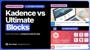 Kadence Blocks vs Ultimate Blocks, Which Is Better?