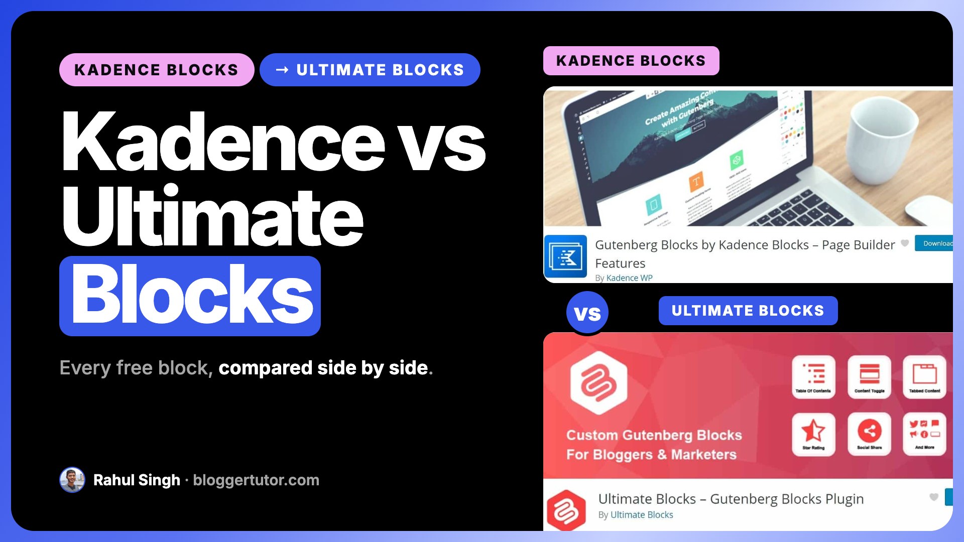 Kadence Blocks vs Ultimate Blocks, Which Is Better?