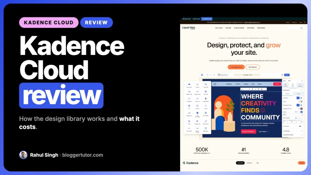 Kadence Cloud Review and Pricing