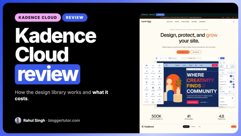 Kadence Cloud Review and Pricing