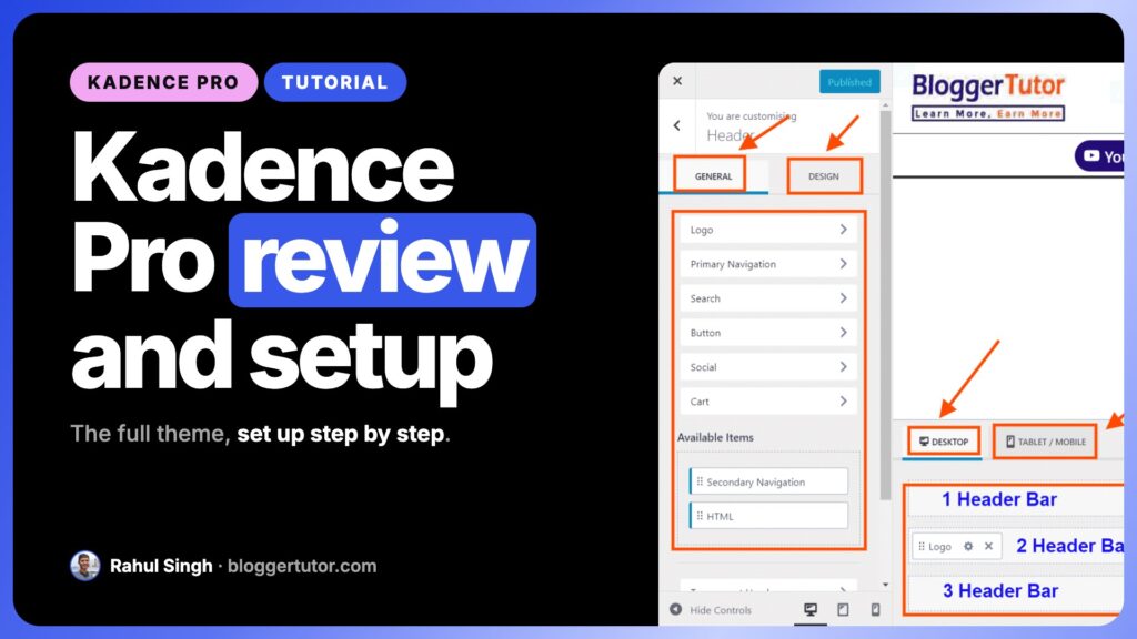 Kadence Pro Theme, Full Review and Setup Tutorial