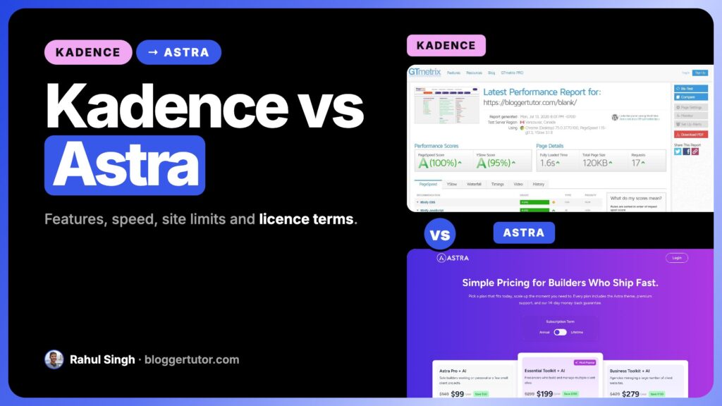 Kadence vs Astra, Which Theme Is Better?