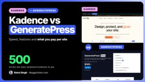 Kadence vs GeneratePress, Detailed Theme Comparison