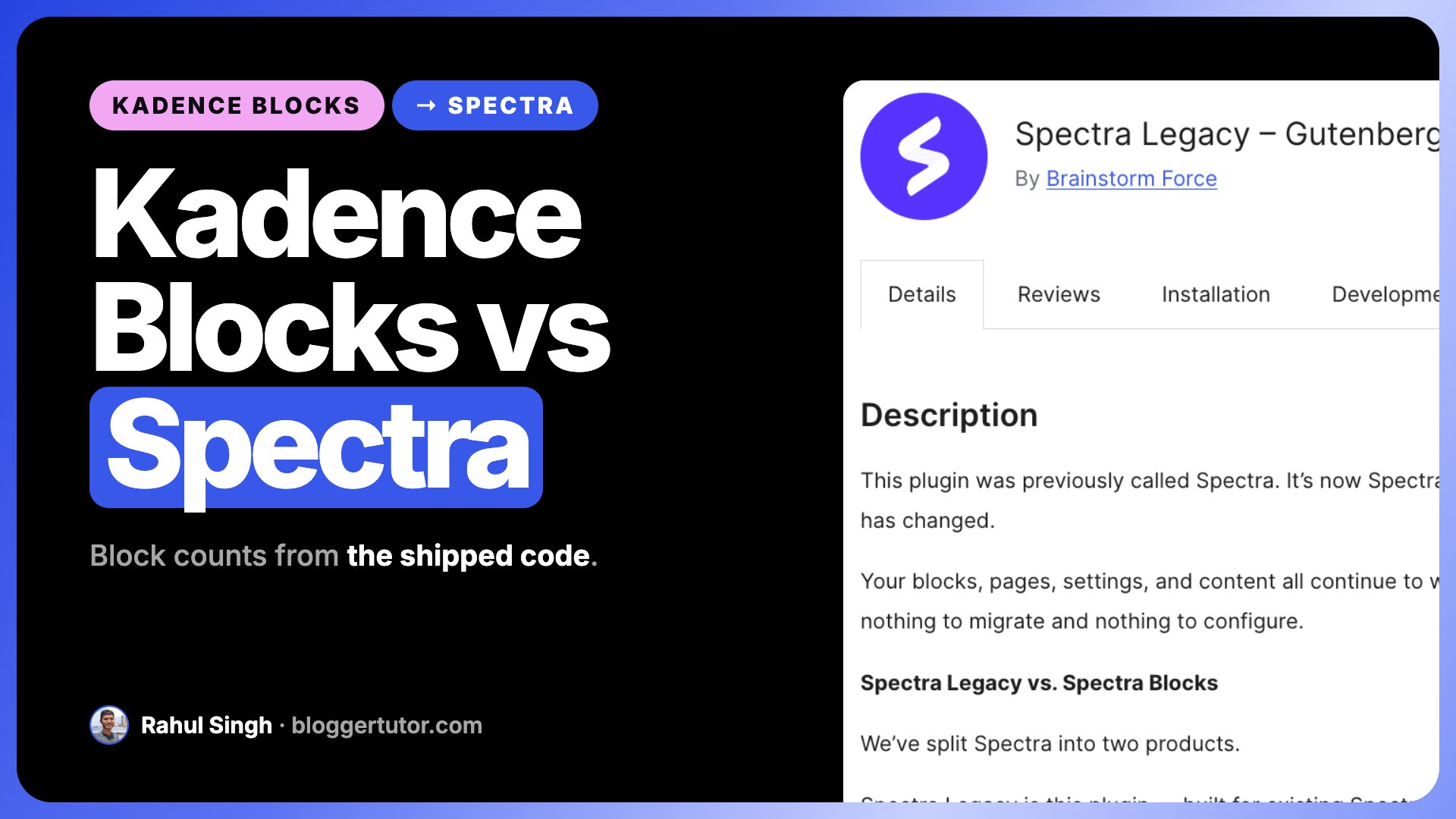 Kadence Blocks vs Spectra 2026, Which Block Plugin Wins?