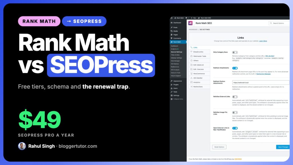 Rank Math vs SEOPress 2026, Which SEO Plugin Is Worth Your Money? Rank Math vs SEOPress 2026, Which SEO Plugin Is Worth Your Money?