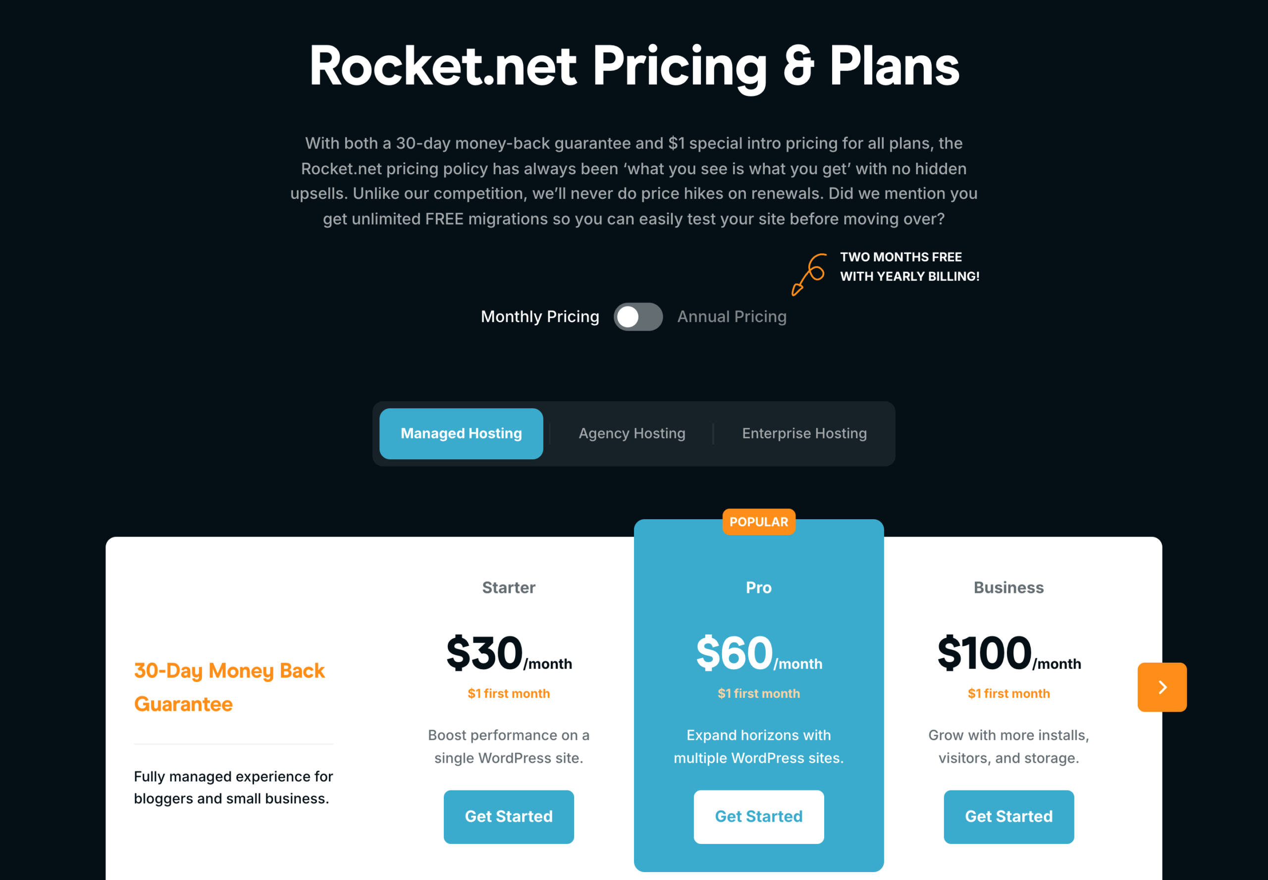 Cloudways vs Rocket.net vs WP Engine 2026, Speed Tested in 18 Locations Rocket.net managed WordPress hosting plans from $30 a month