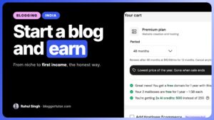 How to Start a Blog and Earn Money in India