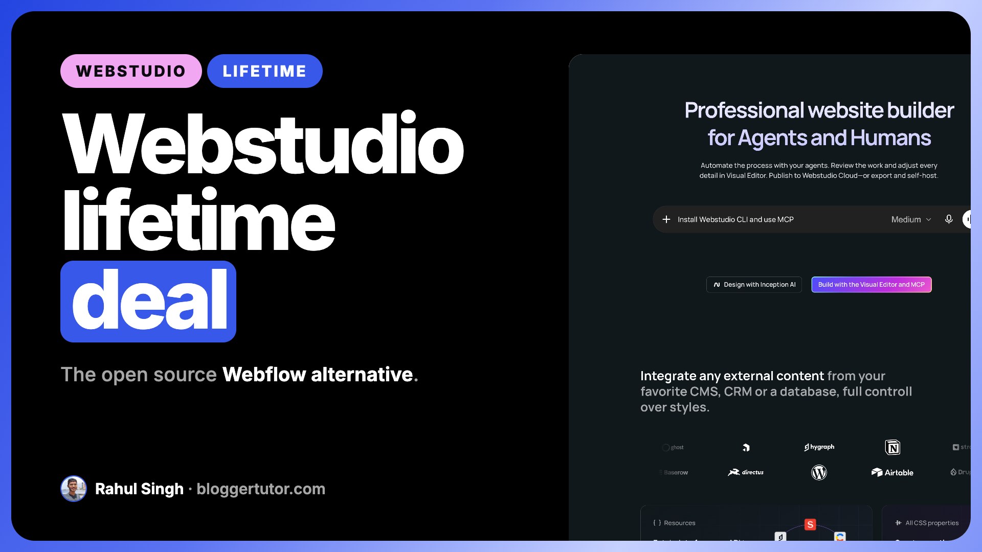 Webstudio Lifetime Deal, A Webflow Alternative