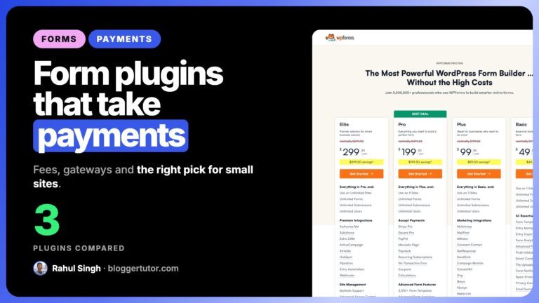3 Best WordPress Form Plugins with Payment Gateway to Capture Payment Instantly