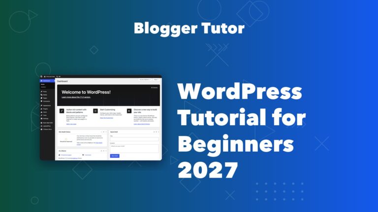 WordPress tutorial for beginners 2027 featured image showing the WordPress 7.1 dashboard