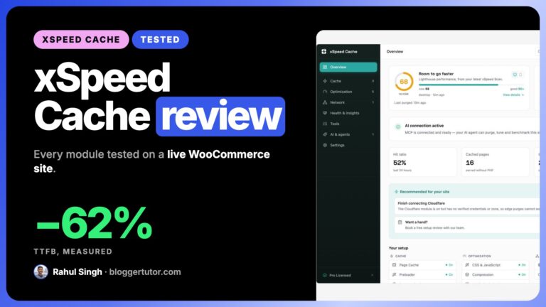 xSpeed Cache Review: I Gave an AI Agent Full Control of a WordPress Cache Plugin